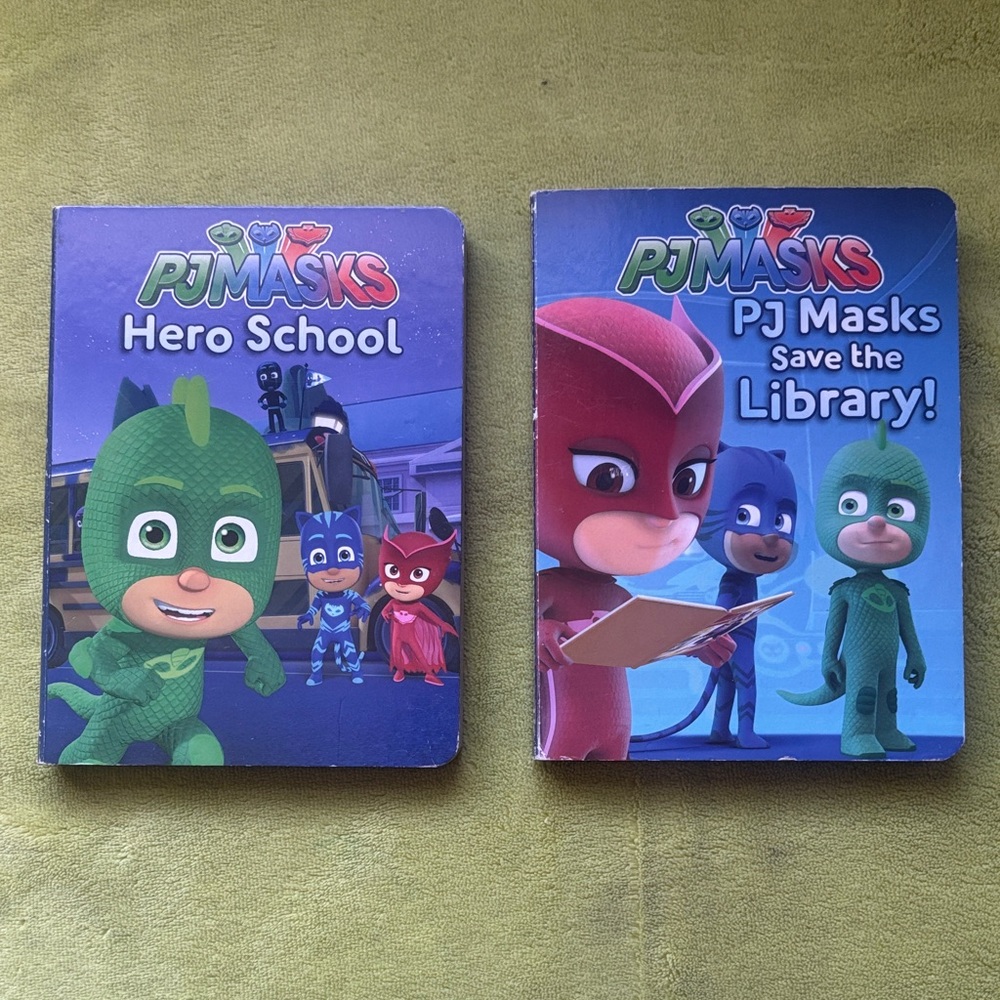 PJ Masks Hero School & Save the Library! Learning Books